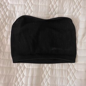 Black ripped tube top